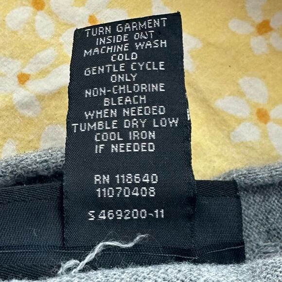 Lane Bryant Gray Ruffled Trim Open Front Cardigan Sweater 22/24W - Picture 6 of 6